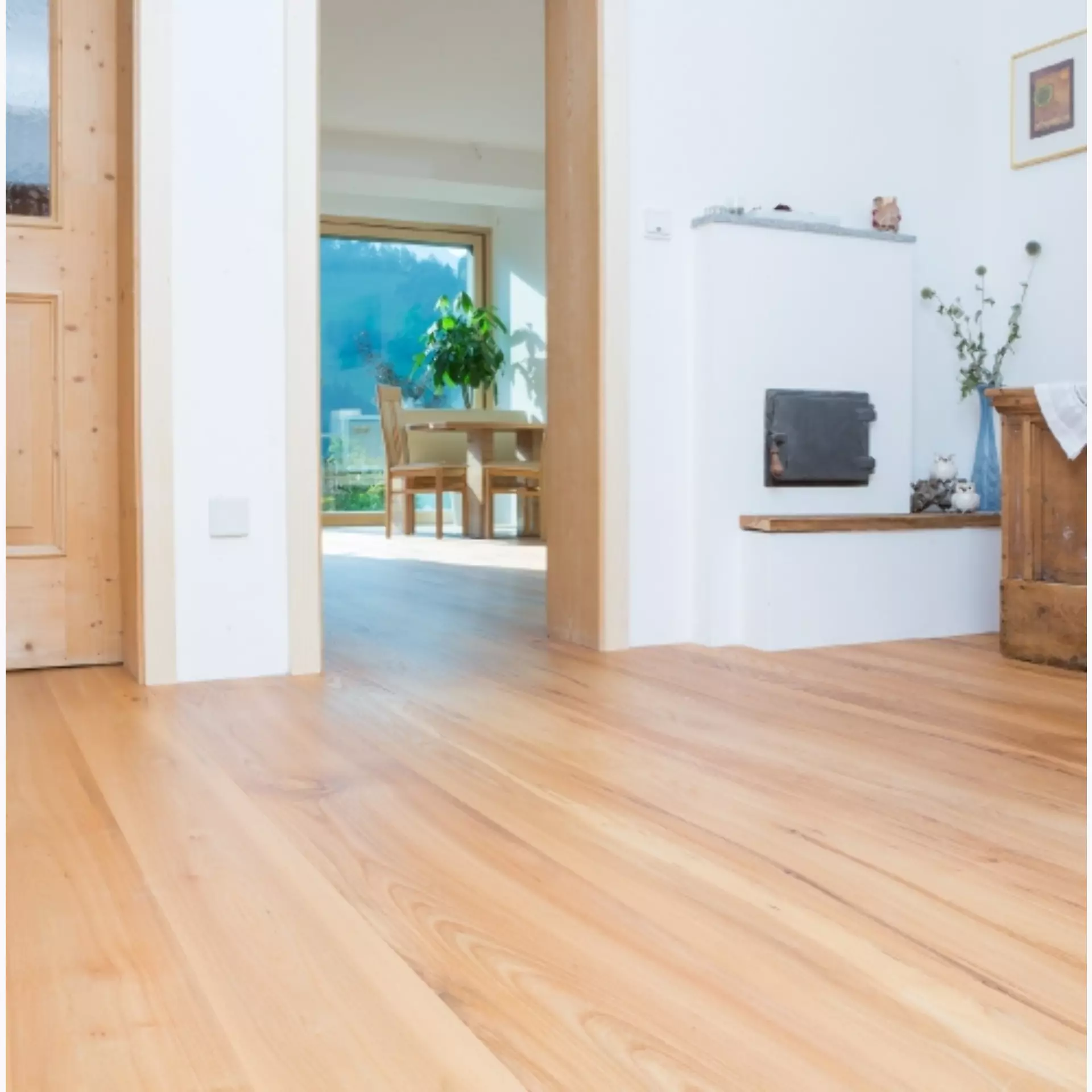 Südtiroler Landhausdielen Europäische Bergulme 18 Gebürstet Gesundastig STL04-B2 (15-36)x(200-400)cm 15mm