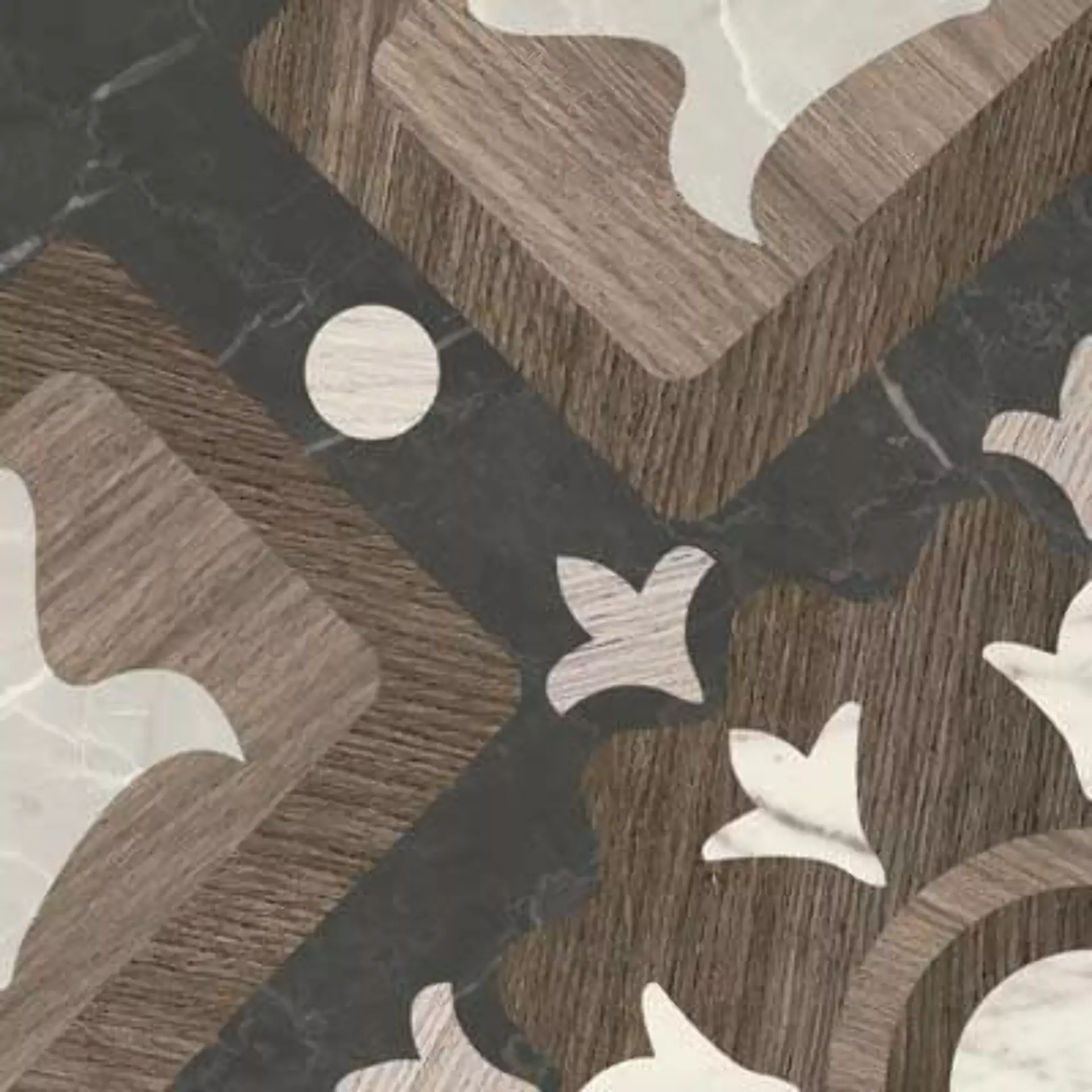 Sant Agostino Intarsi Glam 04 Natural Decor CSAIGL0420 20x20cm rectified 10mm